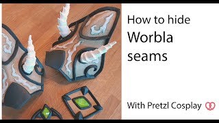 How to hide or cover Worbla seams  Cosplay tutorial [upl. by Atrebor]