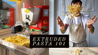 Extruded Pasta 101  Make Pasta Like a PRO  bronze die Italian Cuisine [upl. by Ellan]