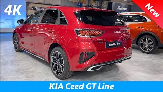 KIA Ceed GTLine 2022  First FULL Review in 4K  Exterior  Interior Facelift PRICE [upl. by Anoiek]