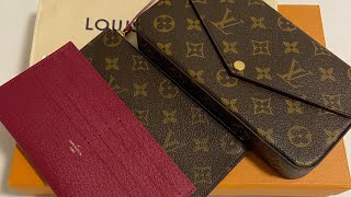 Louis Vuitton Felicie Pochette Monogram  Unboxing [upl. by Caroline]