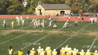 Woodburys Jaquan Solomon forces fumble returns it 54 yards vs Paulsboro [upl. by Mcferren]