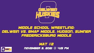 MS Wrestling Oelwein BMAP Middle Hudson Sumner Fredericksburg Middle  Oelwein  Mat 2 [upl. by Bennink562]