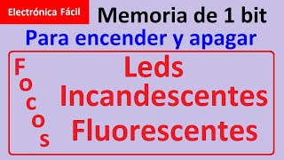 Encender focos led incandescentes o fluorescentes con relevador [upl. by Kciredorb]