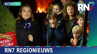 Kerstboomverbranding met prijzen in Mook  RN7 REGIONIEUWS [upl. by Morse]