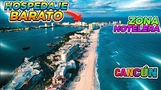 🔥 Hospedaje SUPER BARATO Cancún 😱 ZONA HOTELERA ✅ WOW Auto Incluido desde 68 USD y con VISTA AL MAR [upl. by Banks]