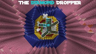 Minecraft THE DIAMOND DROPPER The Diamond Dropper Map [upl. by Kandace]