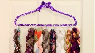 DIY Scarf Organizer for under 5 [upl. by Eimareg]