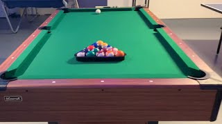 Mizerak Dynasty Space Saver 65ft Billiard Table Review [upl. by Elyrad]