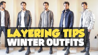 Basic Winter Layering 4 Pieces 40 Outfits [upl. by Forras]