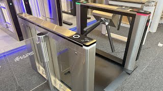 Speed gate turnstile MT352 lobby turnstiles office turnstiles Optical turnstile  MairsTurnstile [upl. by Fairfax924]