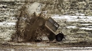 A10 Warthogs Target Practice On Humvees • Slow Mo Hits [upl. by Iaw674]