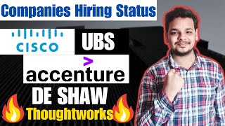 Cisco  Accenture  UBS  Thoughtworks  DE SHAW Hiring Updates  OFF Campus Drive 2024 [upl. by Yentroc130]