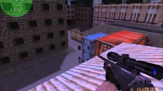 Counter Strike 16  ¡A Francotirador  4 Rondas  Assault [upl. by Valdemar]