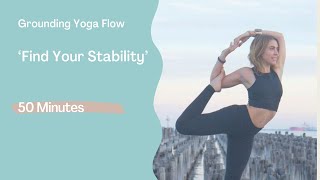 Grounding Yoga Flow for beginners and advanced yogis 50 minute yoga flow [upl. by Eimor]