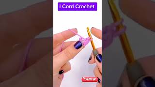 Most Easiest Crochet I Cord icordtutorial crochetcord crochetrope shortsyoutube [upl. by Ardeha481]