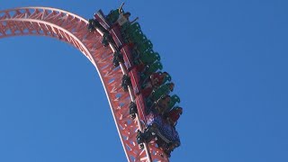 Xcelerator launch coaster off ride at Knotts Berry Farm [upl. by Ttenaej340]