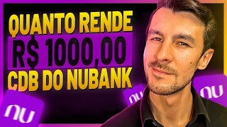 CDB Nubank Quanto Rende Como funciona o Guardar Dinheiro do Nubank [upl. by Retsila]