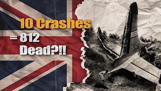 Top 10 Deadliest Plane Crashes in UK History [upl. by Alekram]