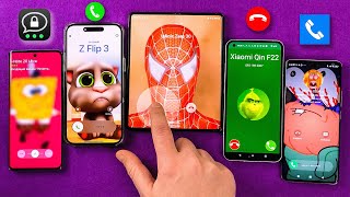 Treema vs ACR Phone vs FacetoCall vs Incoming Call iPhone 14PM  ZFold3  Xiaomi 13  Moto E40N  NP [upl. by Haisi]