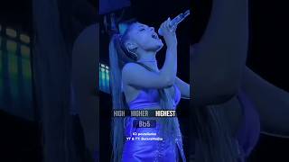 Ariana Grandes HIGH HIGHER amp HIGHEST Note in Breathin LIVE 🎙✨️  arianagrande music youtube [upl. by Vandyke941]