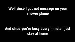 Bee Gees  Alone lyrics [upl. by Lubba704]