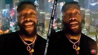 quotFURY BE A MANquot DEONTAY WILDER FINALLY BREAKS SILENCE ACCUSES TYSON FURY OF CHEATING IN 2 FIGHTS [upl. by Maurer]