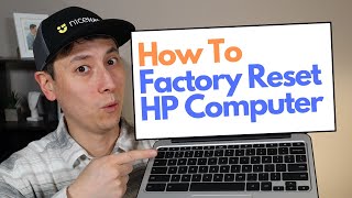 How To Factory Reset HP Computer  Restore To Factory Settings Windows 11 [upl. by Kowatch]