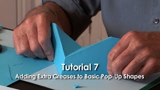 PopUp Tutorial 7  Adding Extra Creases to Basic PopUp Shapes  Part 1 [upl. by Aidnahs]