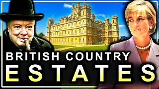 The Top 10 Most OPULENT British COUNTRY HOUSES [upl. by Ahsenev]