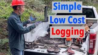 Set Up a Simple Low Cost Log Yarding Operation [upl. by Dede]