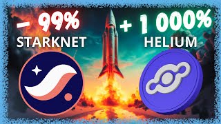 STARKNET VS HELIUM ðŸ‘Š ANALYSE CRYPTO FR ðŸ”¥ COMPARAISON INTÃ‰RESSANTE ENTRE 2 CRYPTOS ðŸš€ X 10 EN VUE [upl. by Hayifas]