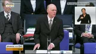 Eröffnungsrede Norbert Lammert zur Bundesversammlung am 18032011 [upl. by Bushore]