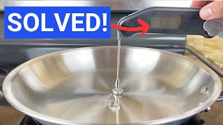 Steel Pans Become NonStick at THIS Temperature Leidenfrost Effect Solved [upl. by Akamahs321]