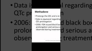 IV vs PO Methadone Increased QTc Risk [upl. by Lonergan]