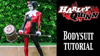 Harley Quinn Costume Tutorial  Bodysuit [upl. by Thibault]