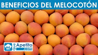 8 Propiedades y Beneficios del Melocotón  QueApetito [upl. by Ayak]