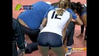 Scary Volleyball Accident The Valentina Arrighetti Injury [upl. by Schmitz]