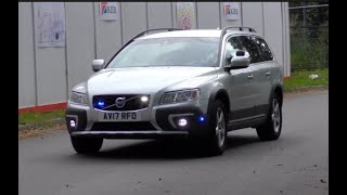 RARE  Unmarked and Marked Northants Police ARVs Responding with LIGHTS  SIRENS [upl. by Emalee621]