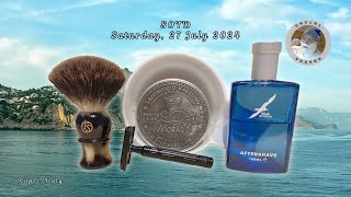 SOTD s334  Saponificio Varesino  Morado  Frank Shaving “Bear” 2454 Badger  Karve Overlander [upl. by Anert360]