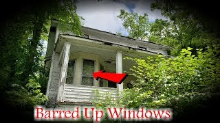 Strange Abandoned House With Barred Up Windows [upl. by Anyer]