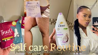 SHOWER ROUTINE ON MY PERIOD I Period hygiene relief tips amp hacks FT TRUST MAXI PADS [upl. by Deirdre]