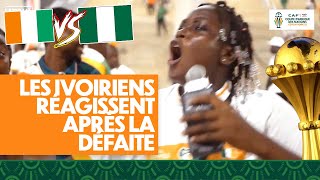 LES IVOIRIENS RÉAGISSENT APRÈS LA DÉFAITE CONTRE LE NIGERIA [upl. by Grory]