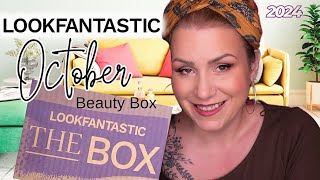 LOOKFANTASTIC OCTOBER 2024 BEAUTY SUBSCRIPTION BOX UNBOXING [upl. by Arbmik495]