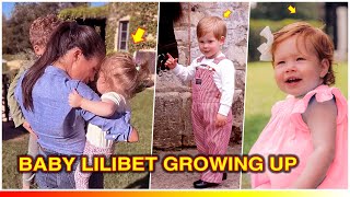 OMG Little Lilibet Growing Up Fast Has Reddish Hair Very Like Prince Harry As Child [upl. by Anwadal]