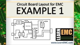 Circuit Board Layout for EMC Example 1 [upl. by Gleason]