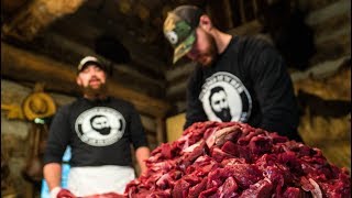 Making deer burger By The Bearded Butchers [upl. by Dearden]