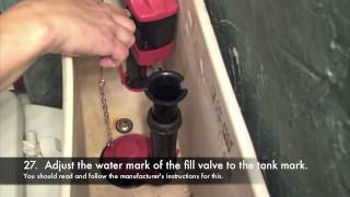 How to Fix a Toilet  Complete Repair [upl. by Eelrak]