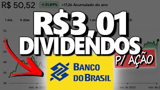 BBAS3 REI DOS DIVIDENDOS BANCO DO BRASIL ESTÁ BARATO PARA INVESTIR HOJE [upl. by Colburn]