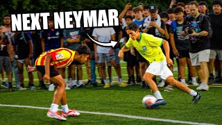 Neymar Went CRAZY Against Messi Soccer 1on1s for 5000 [upl. by Dumond]