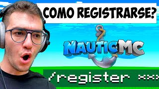 Cómo REGISTRARTE en NauticMC 1 Server de vMario [upl. by Namus822]